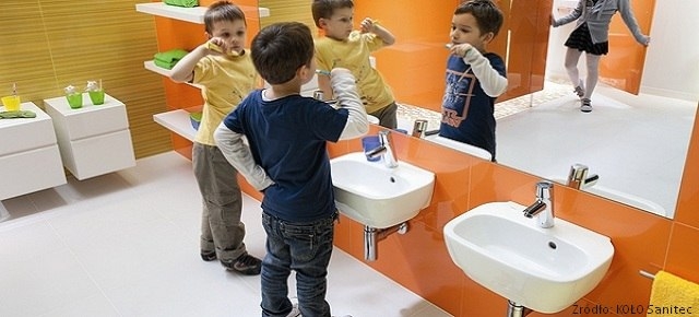 Kolorowa, funkcjonalna ceramika łazienkowa dla dziecka