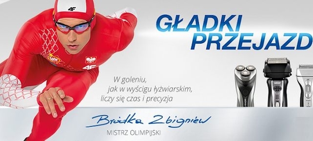 Golarka dla mistrza. Jakiego modelu używa najszybszy polski łyżwiarz Zbigniew Bródka?