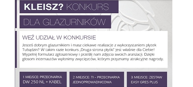 „Druga strona płytki” – konkurs dla glazurników 
